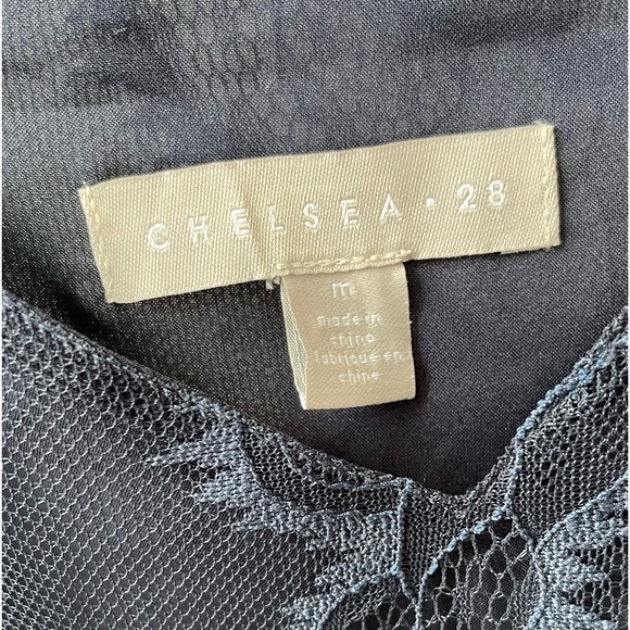 Navy lacy cami - Picture 3 of 3